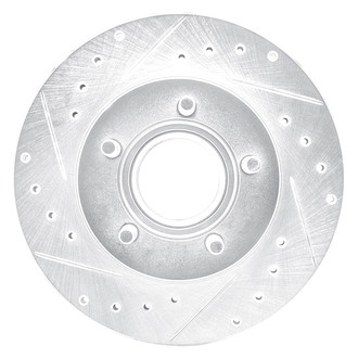 DFC® - Premium Drilled and Slotted Front Driver Side Brake Rotor