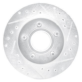 DFC® - Premium Drilled and Slotted Front Passenger Side Brake Rotor