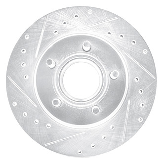 DFC® - Premium Drilled and Slotted Front Driver Side Brake Rotor