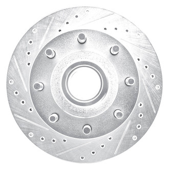 DFC® - Premium Drilled and Slotted Front Driver Side Brake Rotor