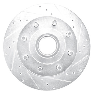 DFC® - Premium Drilled and Slotted Front Passenger Side Brake Rotor