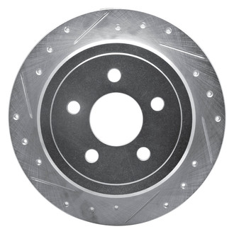 DFC® - Premium Drilled and Slotted Rear Driver Side Brake Rotor