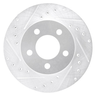 DFC® - Premium Drilled and Slotted Front Driver Side Brake Rotor