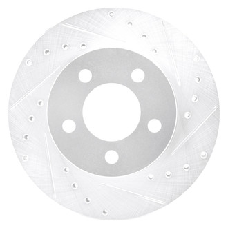 DFC® - Premium Drilled and Slotted Front Passenger Side Brake Rotor