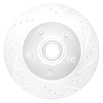 DFC® - Premium Drilled and Slotted Front Passenger Side Brake Rotor