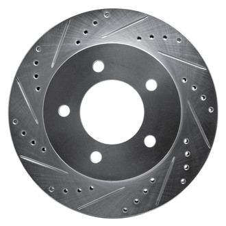 DFC® - Premium Drilled and Slotted Front Driver Side Brake Rotor