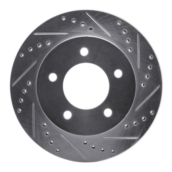 DFC® - Premium Drilled and Slotted Front Brake Rotor