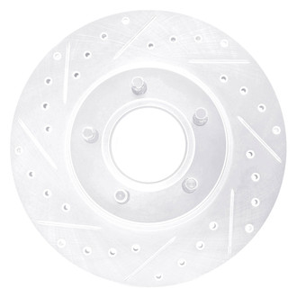 DFC® - Premium Drilled and Slotted Front Driver Side Brake Rotor