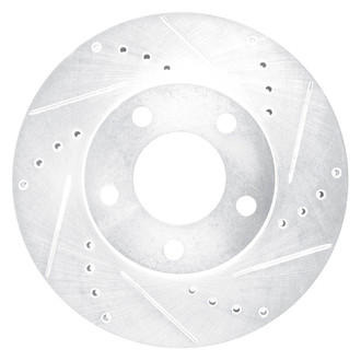 DFC® - Premium Drilled and Slotted Front Passenger Side Brake Rotor