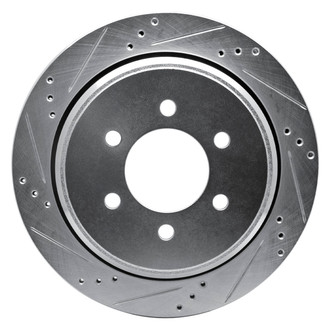 DFC® - Premium Drilled and Slotted Rear Driver Side Brake Rotor