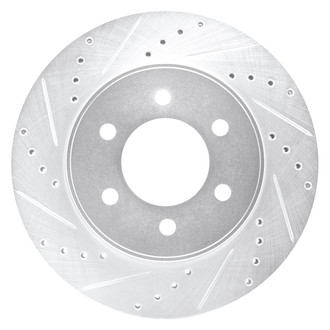 DFC® - Premium Drilled and Slotted Front Driver Side Brake Rotor