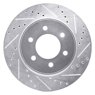DFC® - Premium Drilled and Slotted Front Passenger Side Brake Rotor
