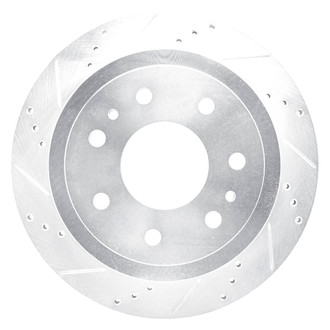 DFC® - Premium Drilled and Slotted Rear Driver Side Brake Rotor