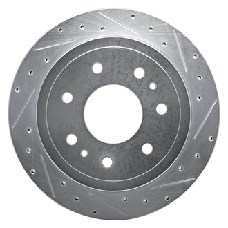 DFC® - Premium Drilled and Slotted Rear Passenger Side Brake Rotor