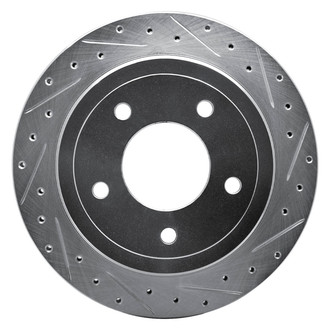 DFC® - Premium Drilled and Slotted Rear Passenger Side Brake Rotor