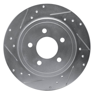 DFC® - Premium Drilled and Slotted Rear Driver Side Brake Rotor