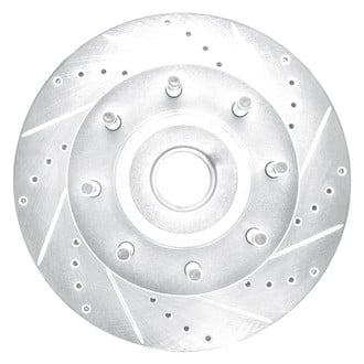 DFC® - Premium Drilled and Slotted Front Passenger Side Brake Rotor