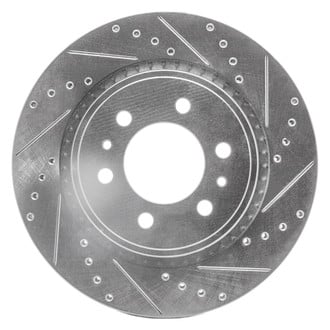 DFC® - Premium Drilled and Slotted Front Passenger Side Brake Rotor