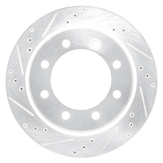 DFC® - Premium Drilled and Slotted Rear Driver Side Brake Rotor