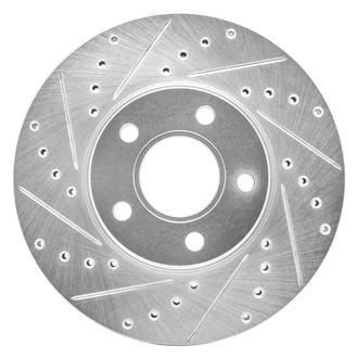 DFC® - Premium Drilled and Slotted Front Driver Side Brake Rotor