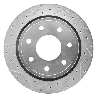 DFC® - Premium Drilled and Slotted Rear Driver Side Brake Rotor
