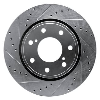 DFC® - Premium Drilled and Slotted Front Driver Side Brake Rotor