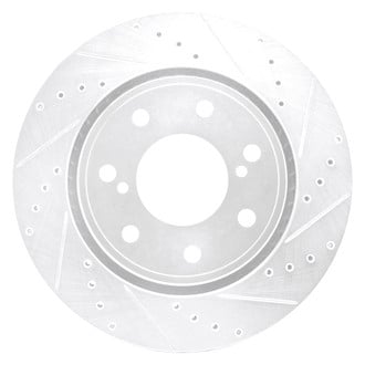 DFC® - Premium Drilled and Slotted Front Passenger Side Brake Rotor