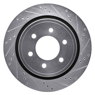 DFC® - Premium Drilled and Slotted Rear Passenger Side Brake Rotor