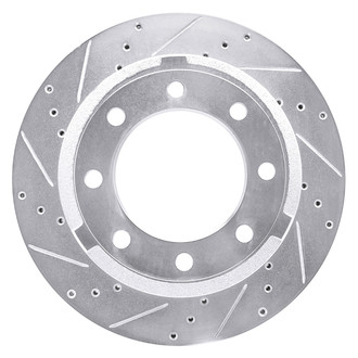DFC® - Premium Drilled and Slotted Rear Driver Side Brake Rotor