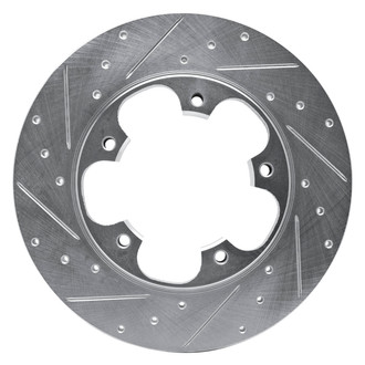 DFC® - Premium Drilled and Slotted Rear Driver Side Brake Rotor