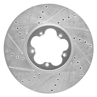 DFC® - Premium Drilled and Slotted Front Driver Side Brake Rotor