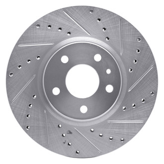 DFC® - Premium Drilled and Slotted Front Passenger Side Brake Rotor