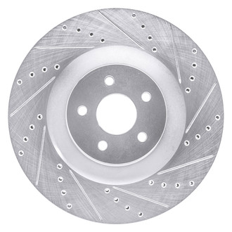 DFC® - Premium Drilled and Slotted Front Passenger Side Brake Rotor