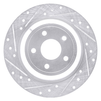 DFC® - Premium Drilled and Slotted Rear Driver Side Brake Rotor