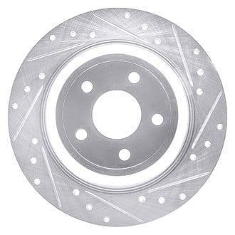 DFC® - Premium Drilled and Slotted Rear Passenger Side Brake Rotor