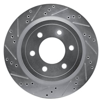 DFC® - Premium Drilled and Slotted Rear Driver Side Brake Rotor