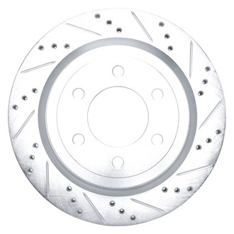 DFC® - Premium Drilled and Slotted Rear Passenger Side Brake Rotor