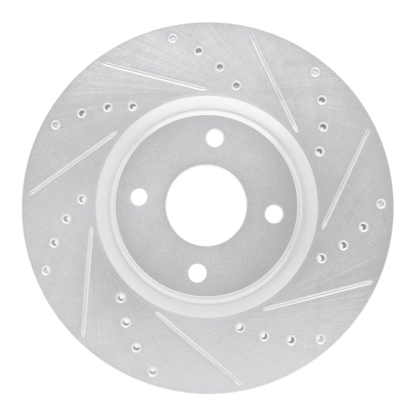 DFC® - Premium Drilled and Slotted Front Brake Rotor