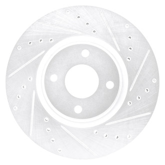 DFC® - Premium Drilled and Slotted Front Passenger Side Brake Rotor