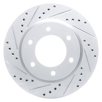 DFC® - Premium Drilled and Slotted Front Driver Side Brake Rotor