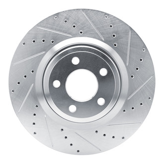 DFC® - Premium Drilled and Slotted Front Passenger Side Brake Rotor