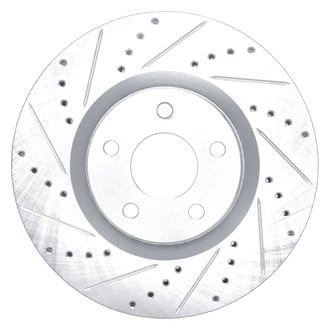 DFC® - Premium Drilled and Slotted Front Driver Side Brake Rotor