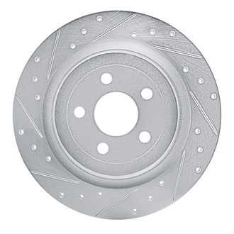 DFC® - Premium Drilled and Slotted Rear Driver Side Brake Rotor