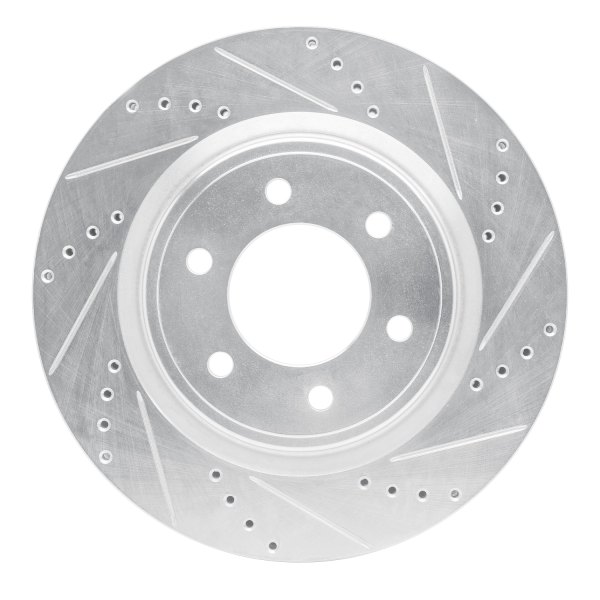 DFC® - Premium Drilled and Slotted Front Brake Rotor