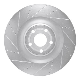 DFC® - Premium Drilled and Slotted Front Driver Side Brake Rotor