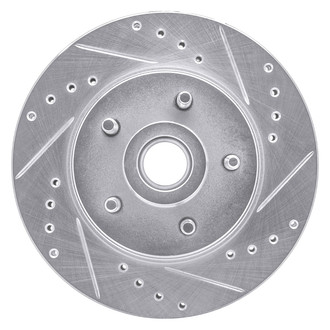 DFC® - Premium Drilled and Slotted Front Passenger Side Brake Rotor