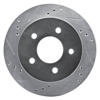 DFC® - Premium Drilled and Slotted Rear Driver Side Brake Rotor