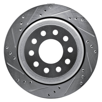 DFC® - Premium Drilled and Slotted Rear Driver Side Brake Rotor