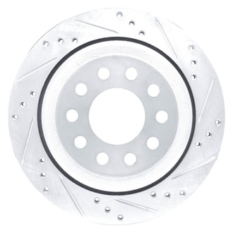 DFC® - Premium Drilled and Slotted Rear Passenger Side Brake Rotor