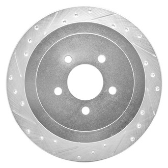 DFC® - Premium Drilled and Slotted Rear Driver Side Brake Rotor